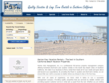 Tablet Screenshot of marineviewvacationrentals.com